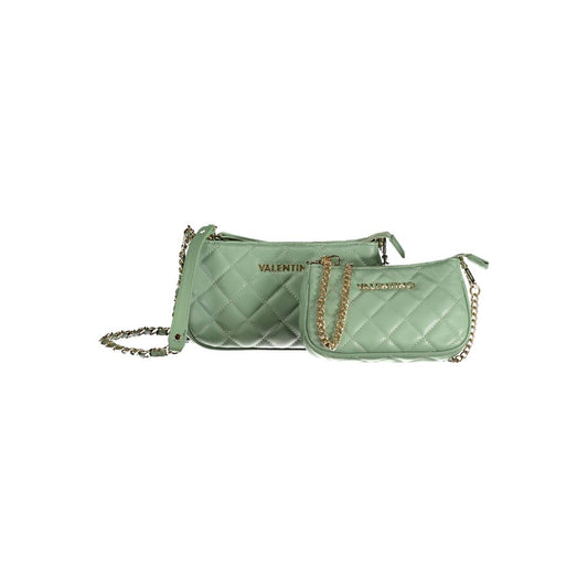 Green Polyethylene Handbag-Mario Valentino-LabelTerrace.com