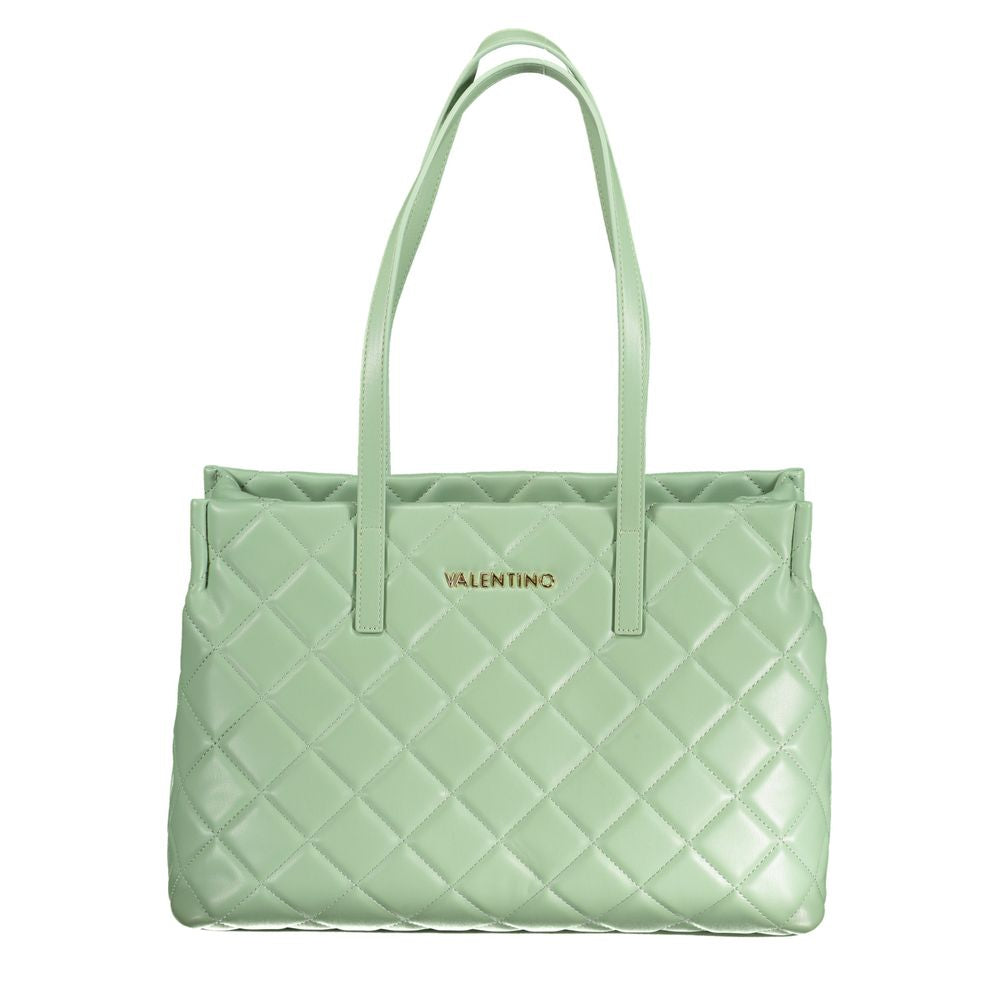Green Polyethylene Handbag-Mario Valentino-LabelTerrace.com