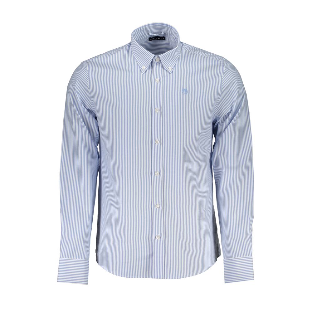 Light Blue Cotton Men Shirt-North Sails-LabelTerrace.com
