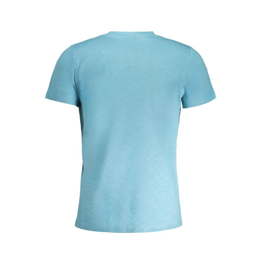 Light Blue Cotton Men T-Shirt-Norway 1963-LabelTerrace.com