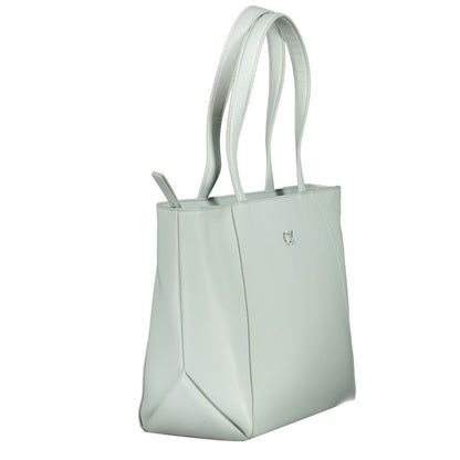 Light Blue Polyethylene Women Handbag-Calvin Klein-LabelTerrace.com