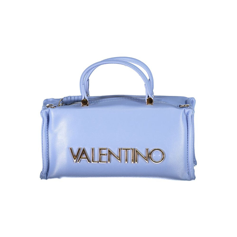 Light Blue Polyethylene Women Handbag-Mario Valentino-LabelTerrace.com