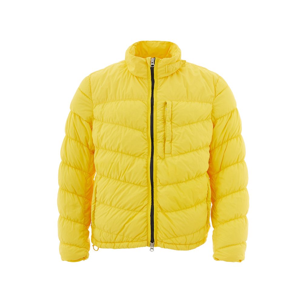 Mens Vibrant Yellow Outdoor Jacket-Woolrich-LabelTerrace.com
