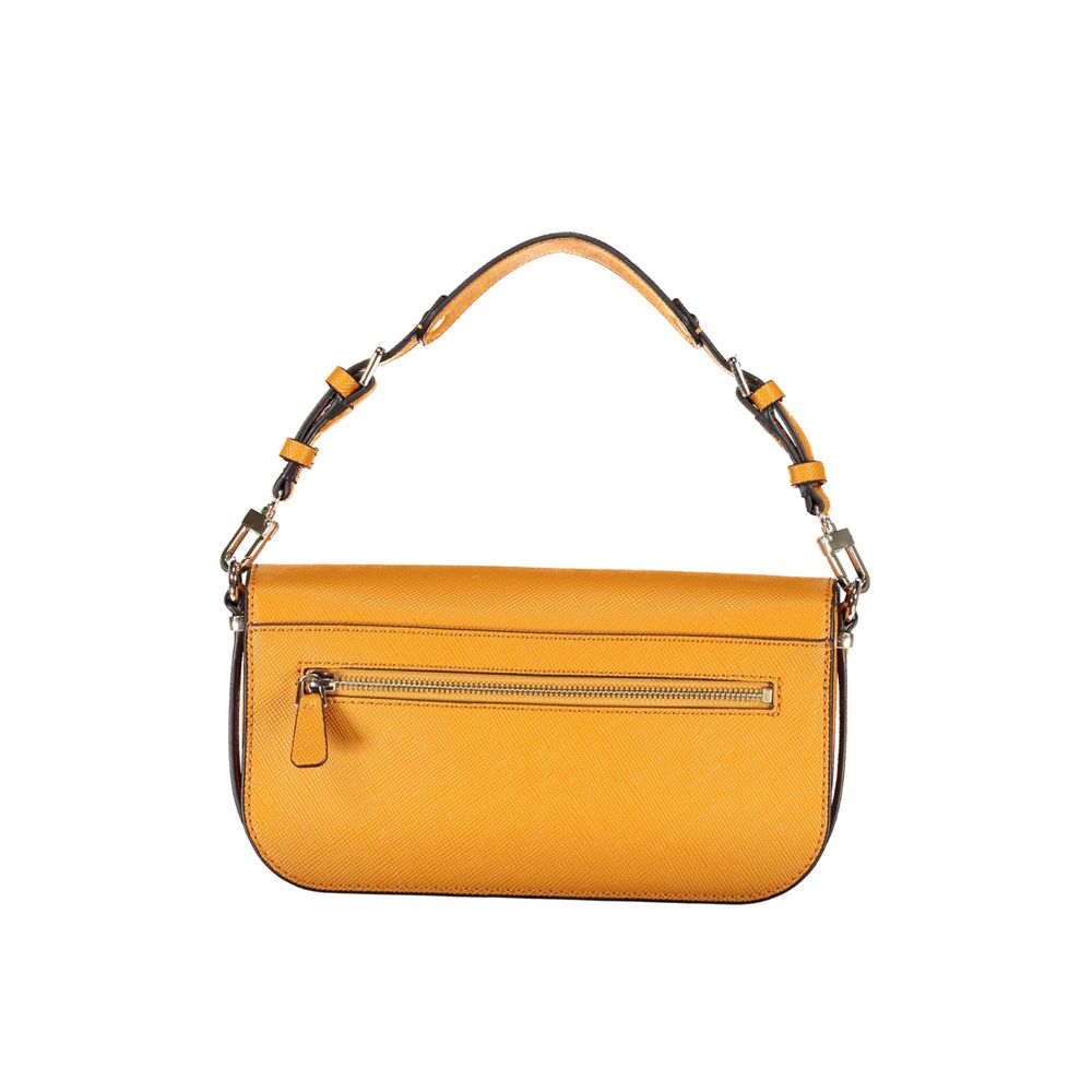 Orange Polyethylene Handbag-Guess Jeans-LabelTerrace.com
