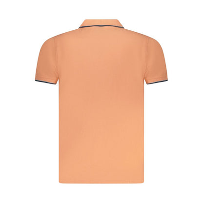 Pink Cotton Men Polo Shirt-Norway 1963-LabelTerrace.com