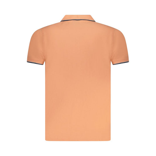 Pink Cotton Men Polo Shirt-Norway 1963-LabelTerrace.com
