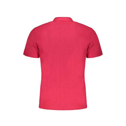 Pink Cotton Polo Shirt-Napapijri-LabelTerrace.com