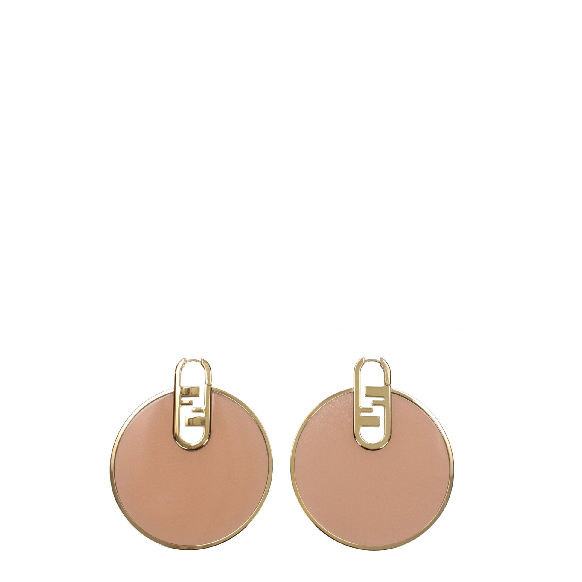 Pink Plexiglass Earrings-Fendi-LabelTerrace.com
