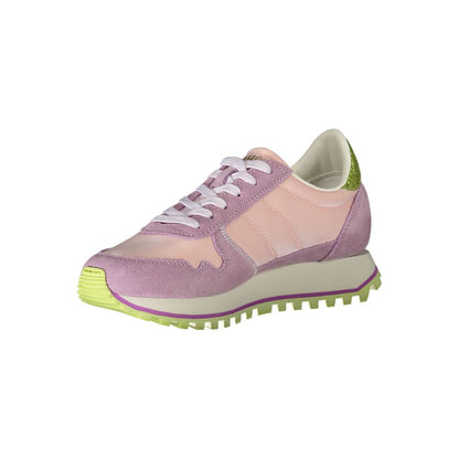 Pink Polyester Sneaker-Blauer-LabelTerrace.com