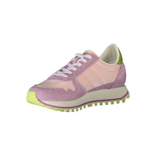Pink Polyester Sneaker-Blauer-LabelTerrace.com