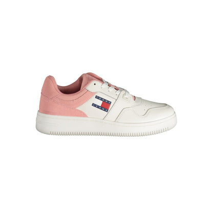 Pink Polyester Sneaker-Tommy Hilfiger-LabelTerrace.com