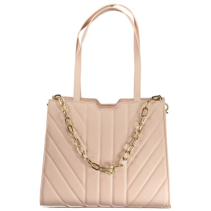 Pink Polyethylene Handbag-Mario Valentino-LabelTerrace.com