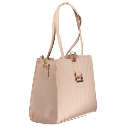 Pink Polyethylene Handbag-Mario Valentino-LabelTerrace.com