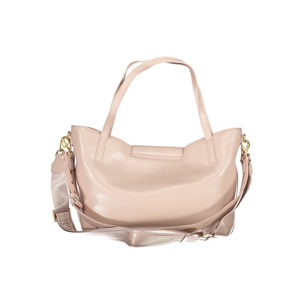 Pink Polyethylene Women Handbag-Mario Valentino-LabelTerrace.com
