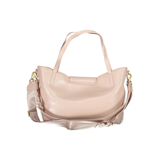 Pink Polyethylene Women Handbag-Mario Valentino-LabelTerrace.com