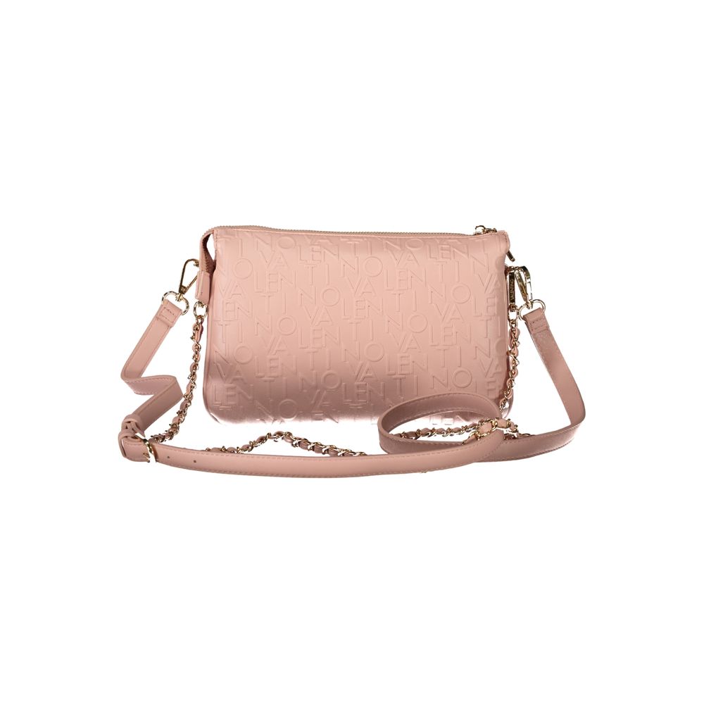 Pink Polyethylene Women Handbag-Mario Valentino-LabelTerrace.com
