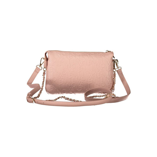 Pink Polyethylene Women Handbag-Mario Valentino-LabelTerrace.com