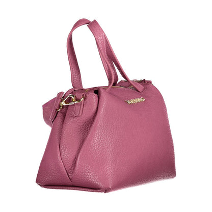 Pink Polyethylene Women Handbag