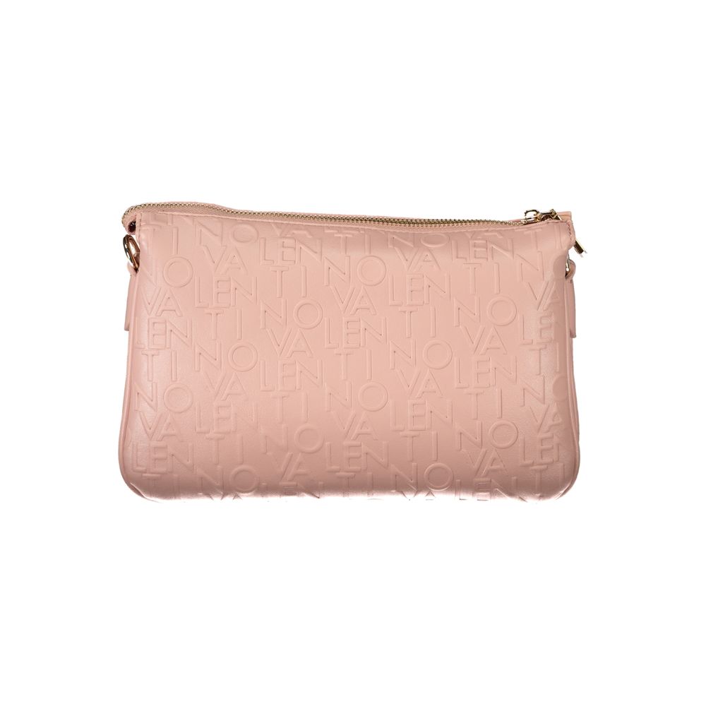 Pink Polyethylene Women Handbag-Mario Valentino-LabelTerrace.com