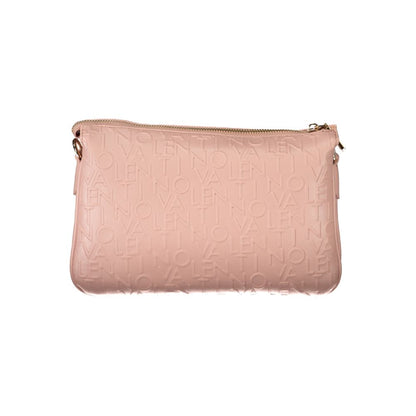 Pink Polyethylene Women Handbag-Mario Valentino-LabelTerrace.com