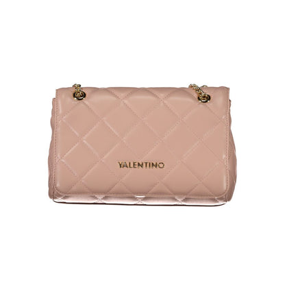 Pink Polyethylene Women Handbag-Mario Valentino-LabelTerrace.com