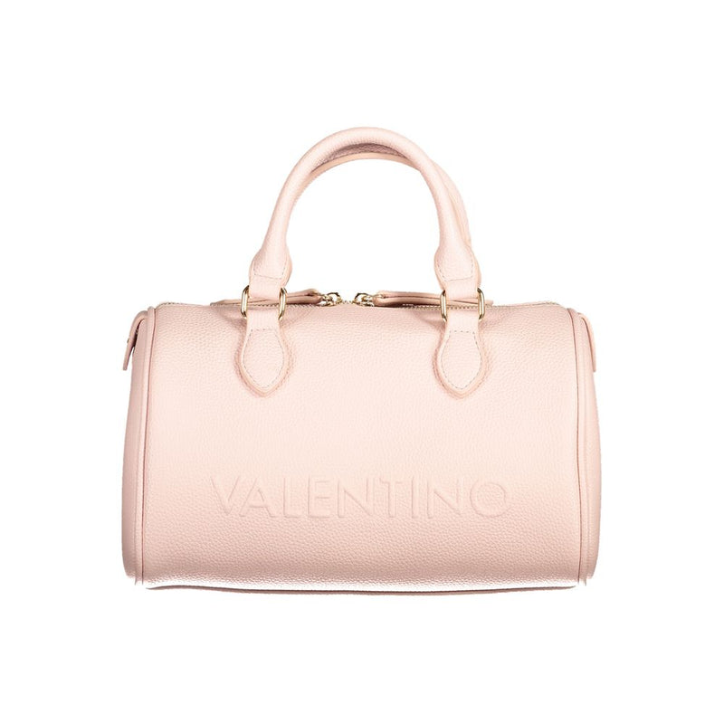 Pink Polyethylene Women Handbag