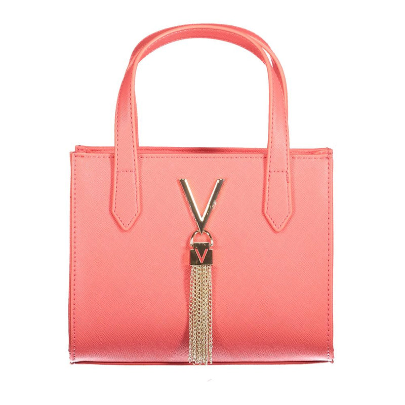 Pink Polyethylene Women Handbag