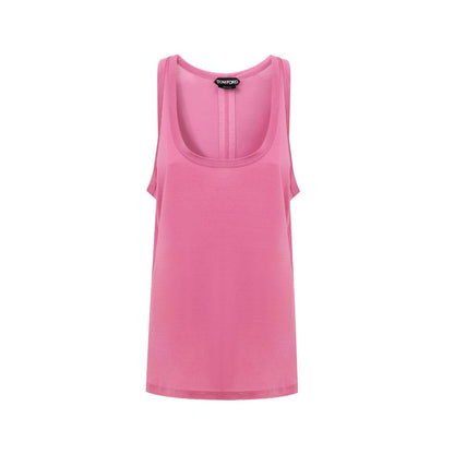 Pink Silk Tank Top-Tom Ford-LabelTerrace.com