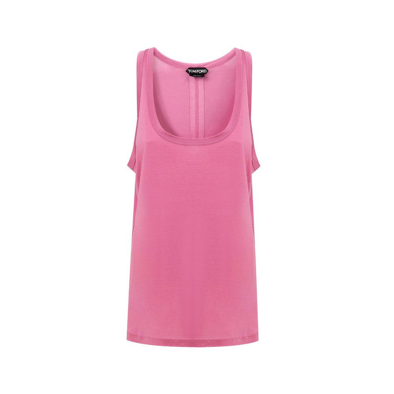 Pink Silk Tank Top-Tom Ford-LabelTerrace.com