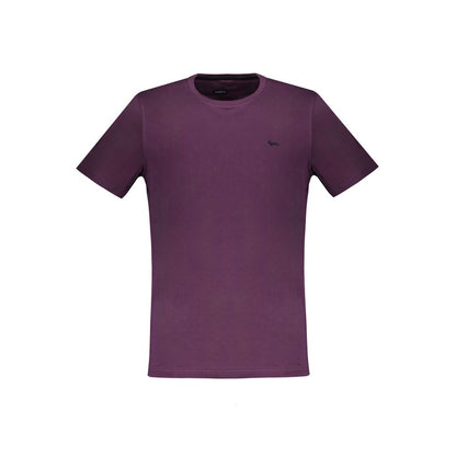 Purple Cotton T-Shirt-Harmont & Blaine-LabelTerrace.com