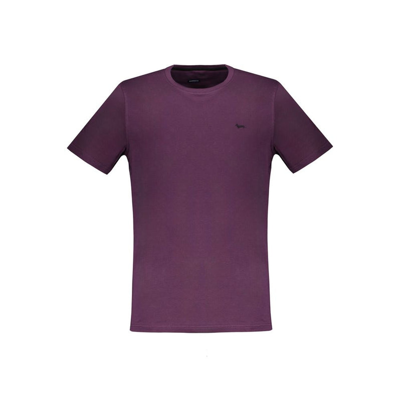 Purple Cotton T-Shirt-Harmont & Blaine-LabelTerrace.com