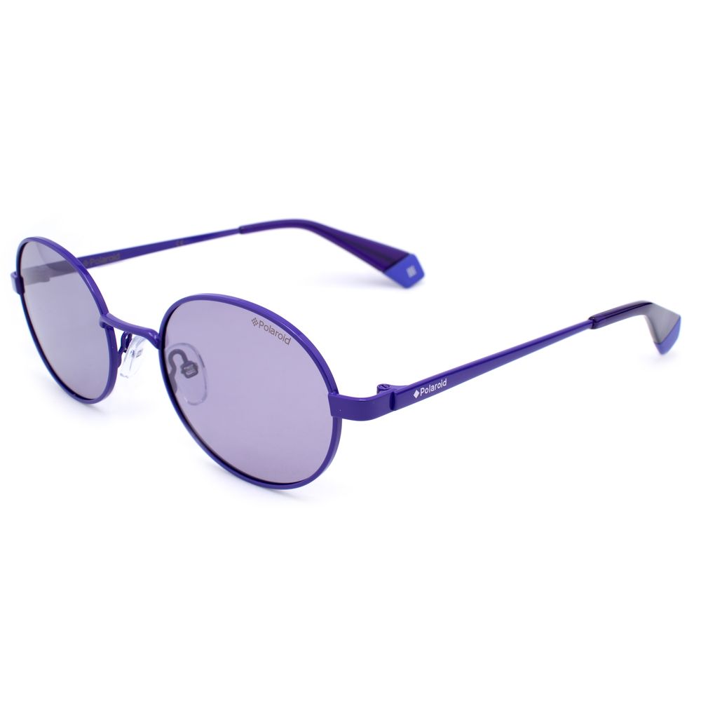 Purple Metal Sunglasses-Polaroid-LabelTerrace.com