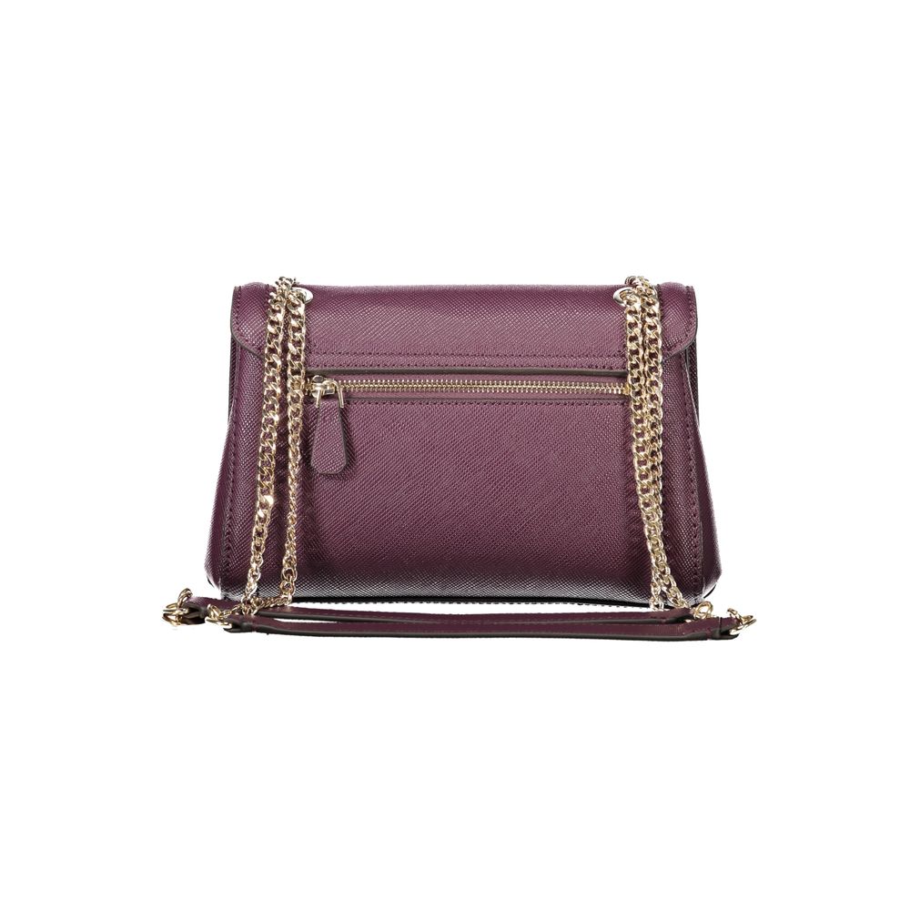 Purple Polyethylene Women Handbag-Guess Jeans-LabelTerrace.com