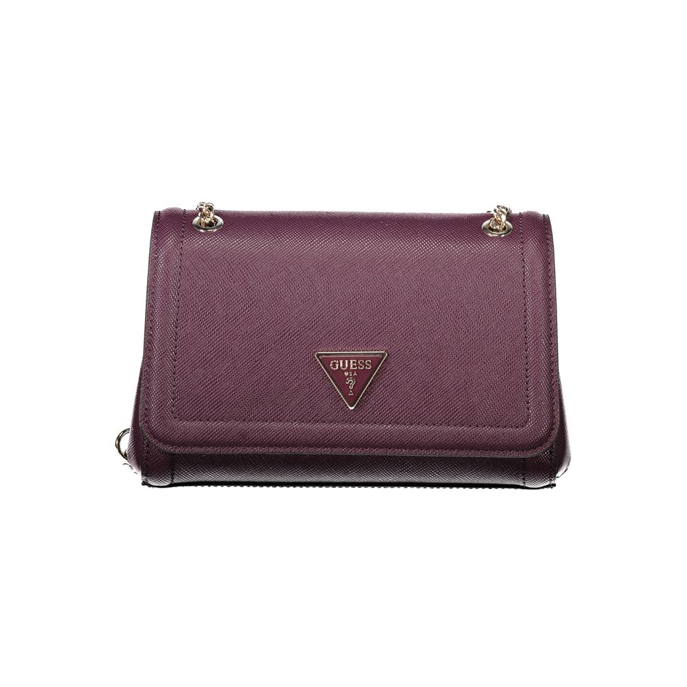 Purple Polyethylene Women Handbag-Guess Jeans-LabelTerrace.com