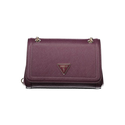 Purple Polyethylene Women Handbag-Guess Jeans-LabelTerrace.com