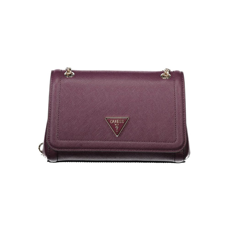 Purple Polyethylene Women Handbag-Guess Jeans-LabelTerrace.com