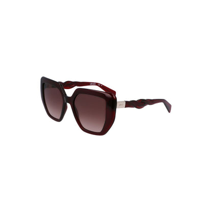 Red Bio-Injected Women's Sunglass-Liu Jo-LabelTerrace.com