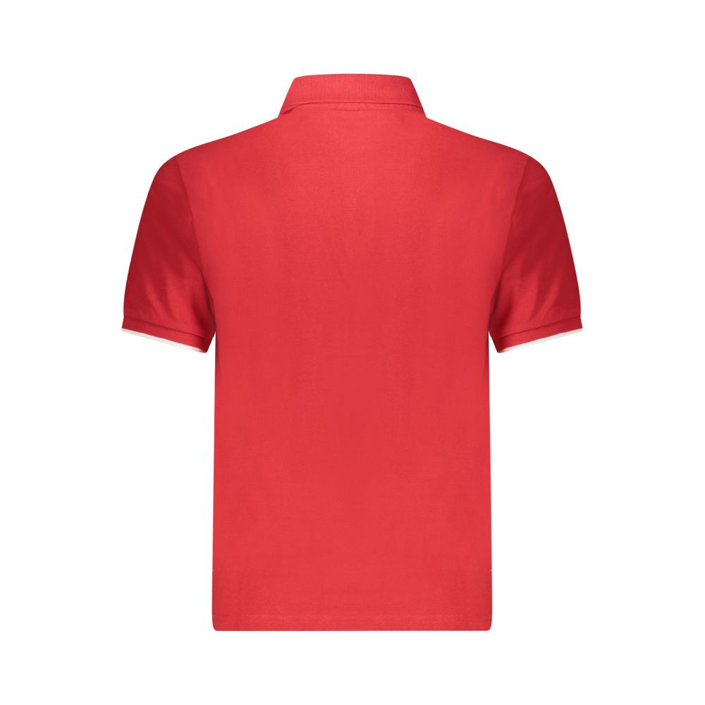 Red Cotton Men Polo Shirt-North Sails-LabelTerrace.com