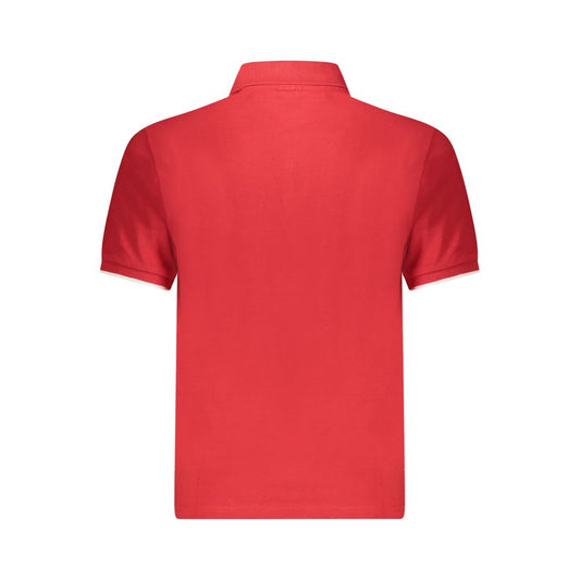 Red Cotton Men Polo Shirt-North Sails-LabelTerrace.com