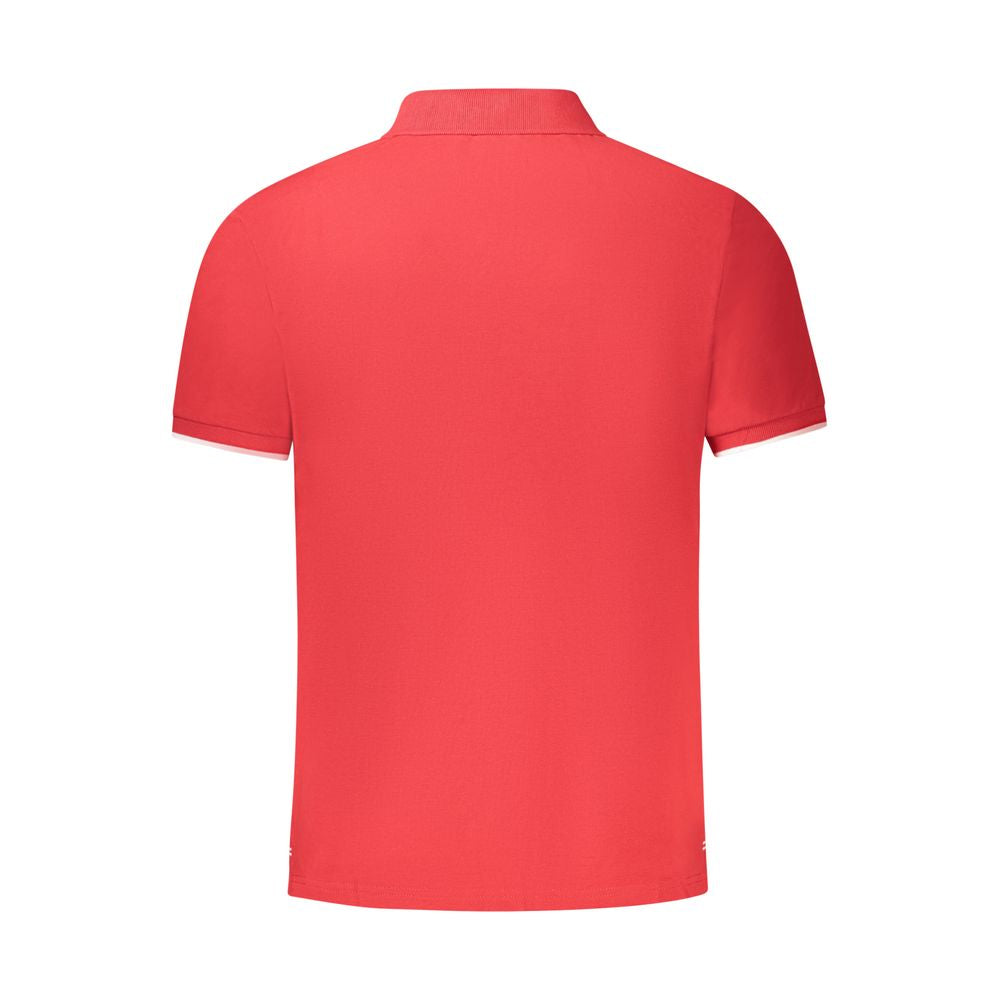 Red Cotton Men Polo Shirt-North Sails-LabelTerrace.com