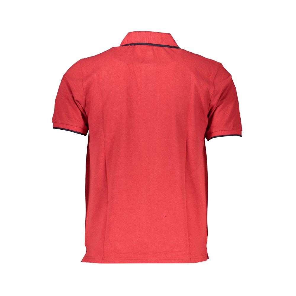 Red Cotton Polo Shirt-North Sails-LabelTerrace.com