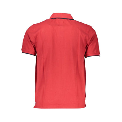 Red Cotton Polo Shirt-North Sails-LabelTerrace.com
