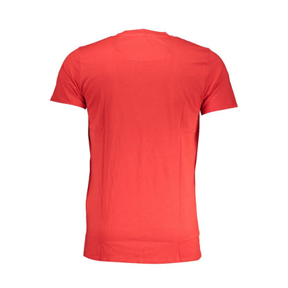 Red Cotton T-Shirt-Cavalli Class-LabelTerrace.com