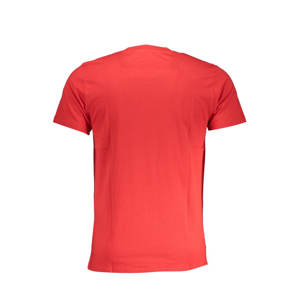 Red Cotton T-Shirt-Cavalli Class-LabelTerrace.com