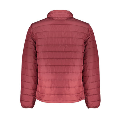 Red Polyester Men's Sports Jacket-Timberland-LabelTerrace.com