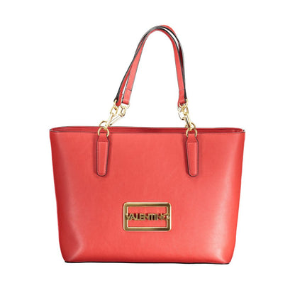 Red Polyethylene Handbag-Mario Valentino-LabelTerrace.com