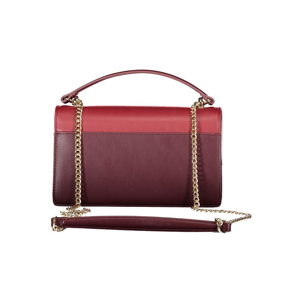 Red Polyethylene Women Handbag-Mario Valentino-LabelTerrace.com