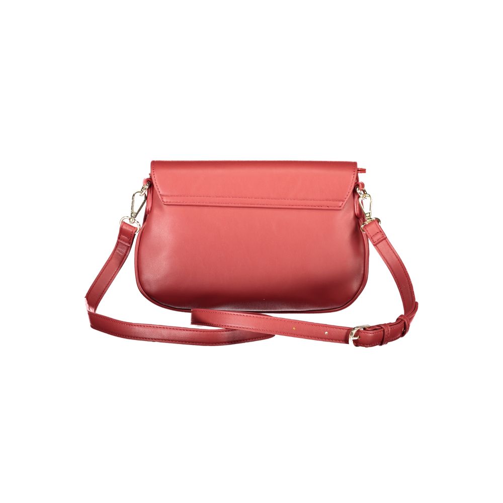 Red Polyethylene Women Handbag-Mario Valentino-LabelTerrace.com