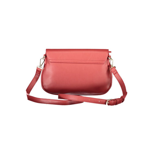 Red Polyethylene Women Handbag-Mario Valentino-LabelTerrace.com
