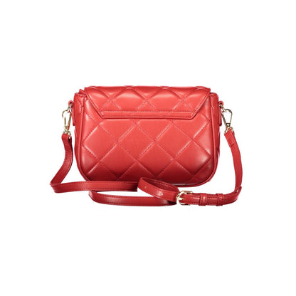 Red Polyethylene Women Handbag-Mario Valentino-LabelTerrace.com